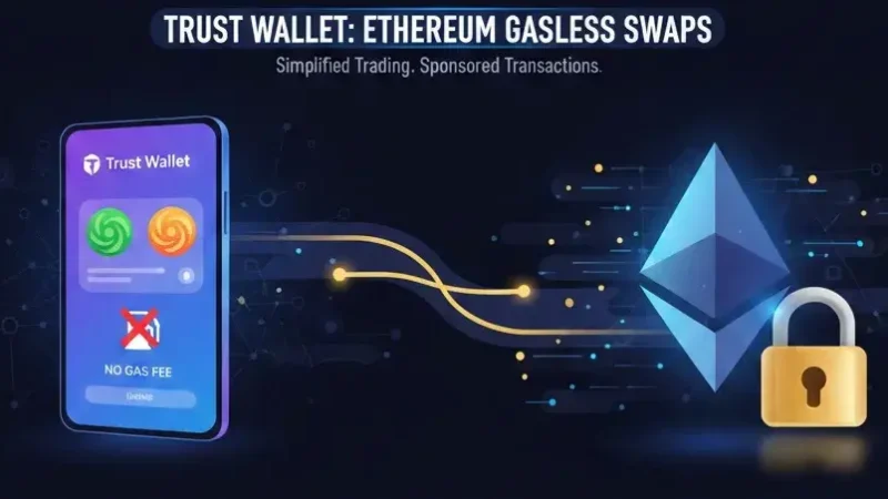 Trust Wallet revoluciona Ethereum: Swaps sin gas mediante patrocinio de tarifas