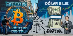 Bitcoin vs Dólar Blue