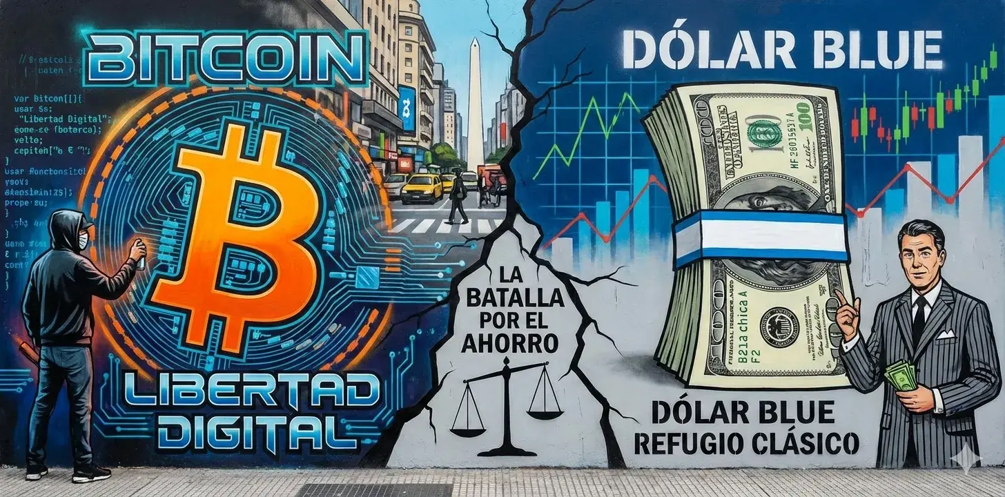 Bitcoin vs Dólar Blue: La batalla definitiva por el ahorro en Argentina
