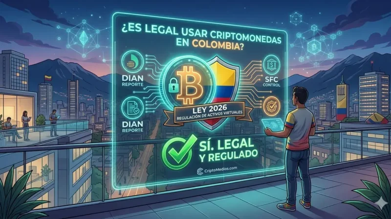 ¿Es legal usar criptomonedas en Colombia? Estado de la regulación en 2026