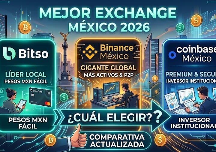 Mejor exchange en México 2026: ¿Cuál elegir para tus criptomonedas?