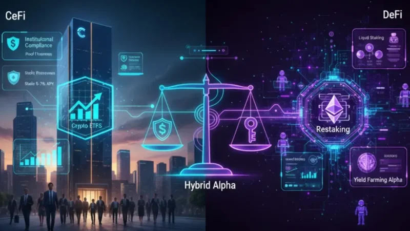 The 2026 Yield Gap: Why a Hybrid CeFi-DeFi Strategy Wins