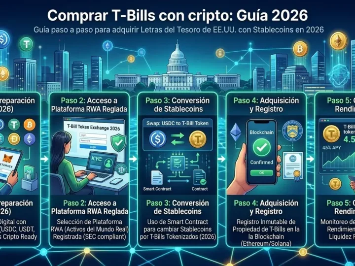 Cómo comprar bonos del Tesoro de EE.UU. con criptomonedas en 2026: La guía definitiva