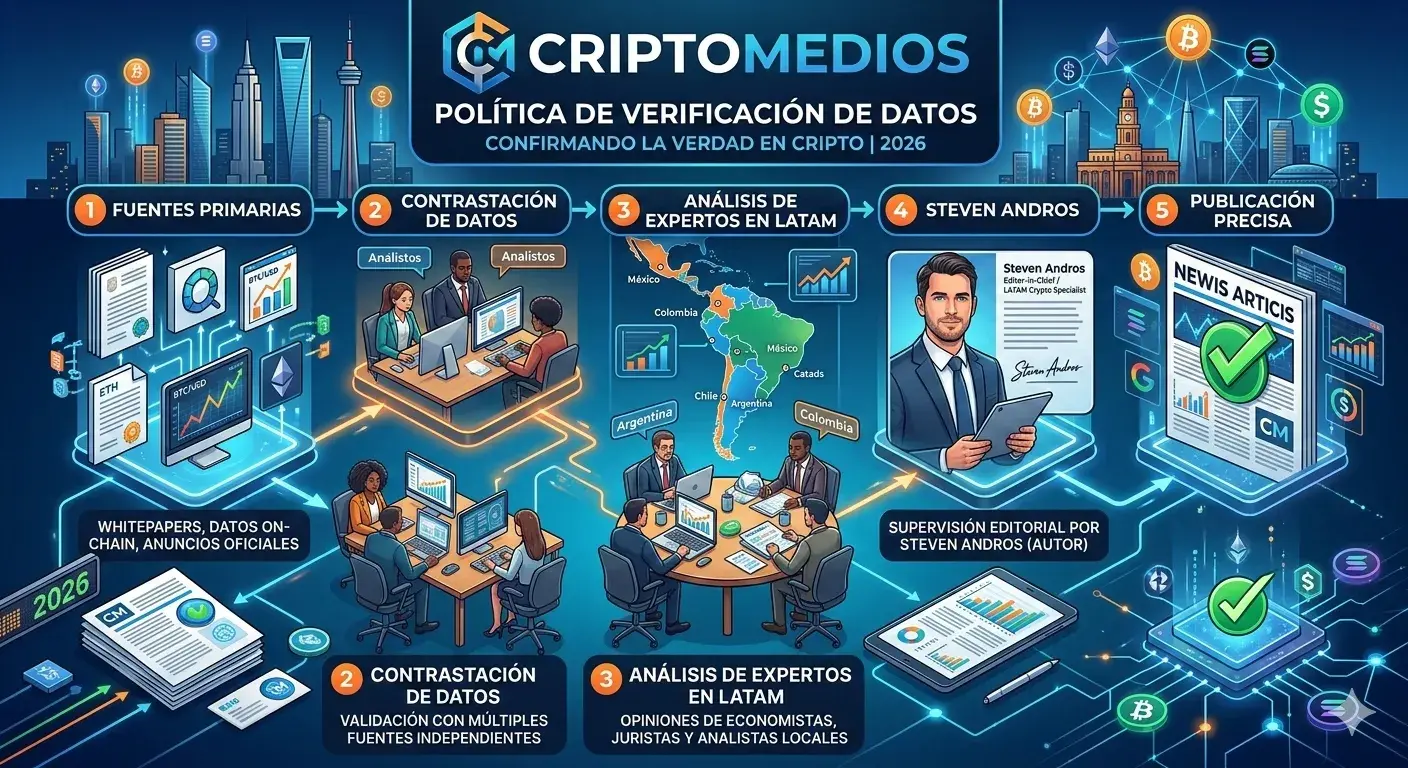 Política de Verificación de Datos – Criptomedios.com