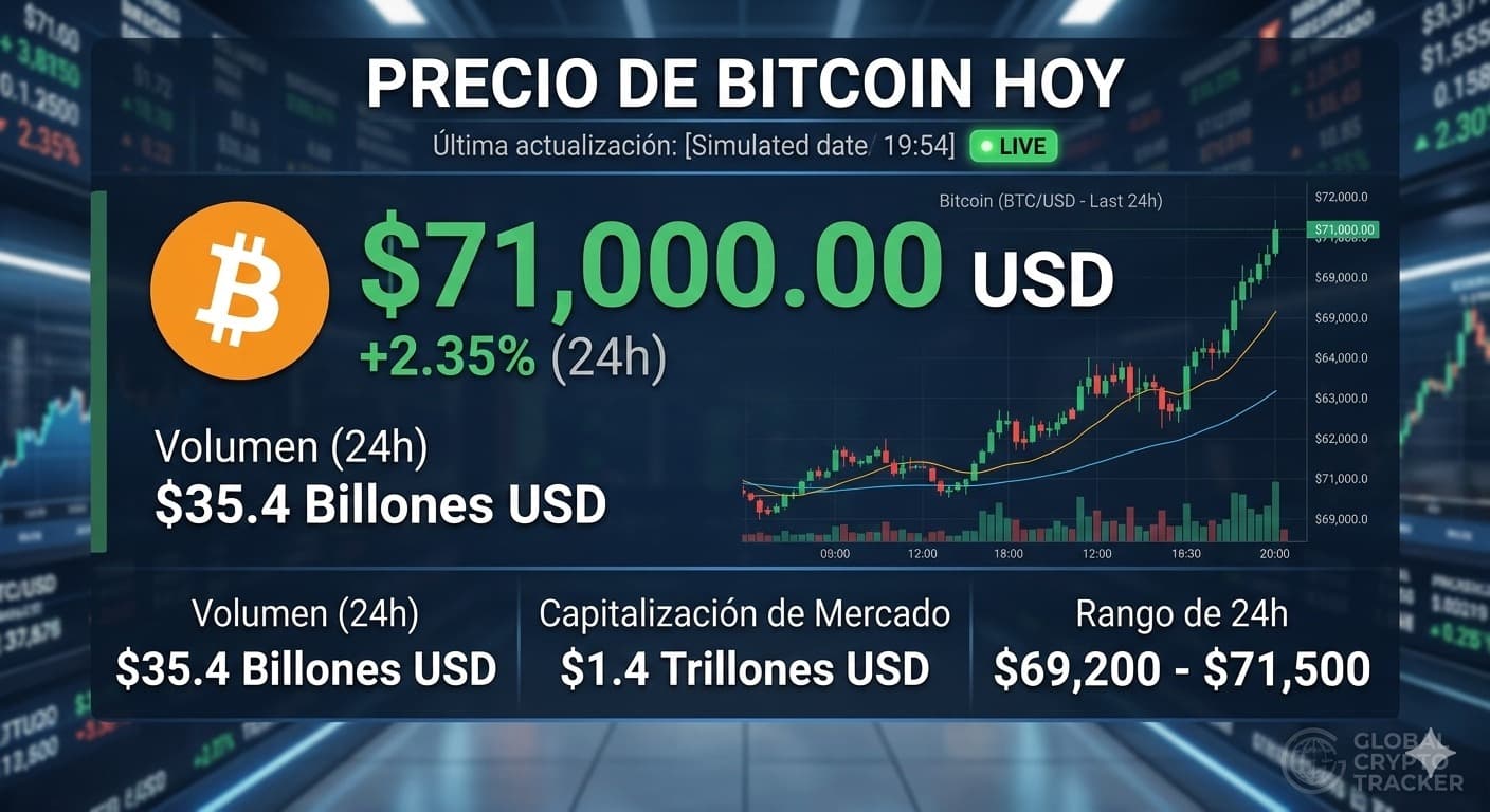 Precio de Bitcoin hoy