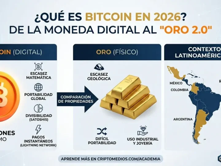 ¿Qué es Bitcoin en 2026? De la moneda digital al «Oro 2.0