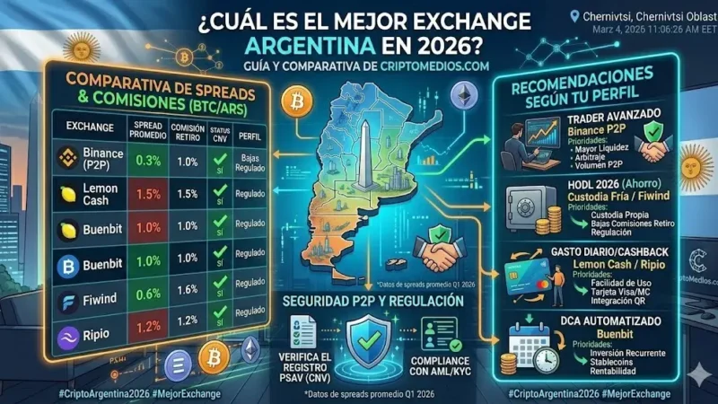 ¿Cuál es el mejor exchange Argentina en 2026? Guía completa para inversores