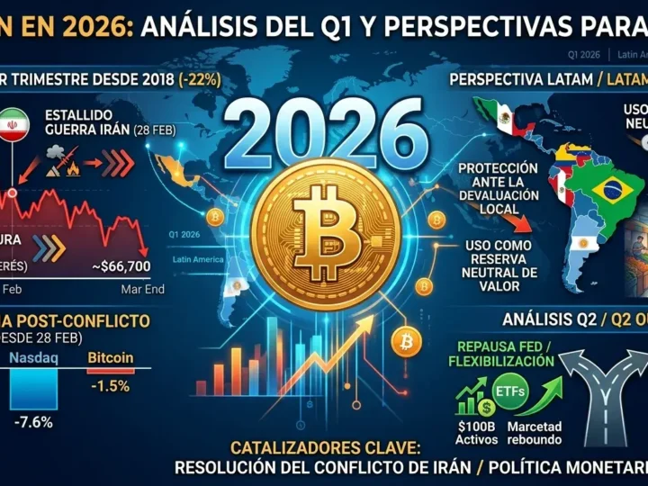 Bitcoin en 2026: ¿Por qué cayó en el Q1 y qué significa para LATAM?