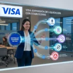 liquidación con stablecoins de Visa